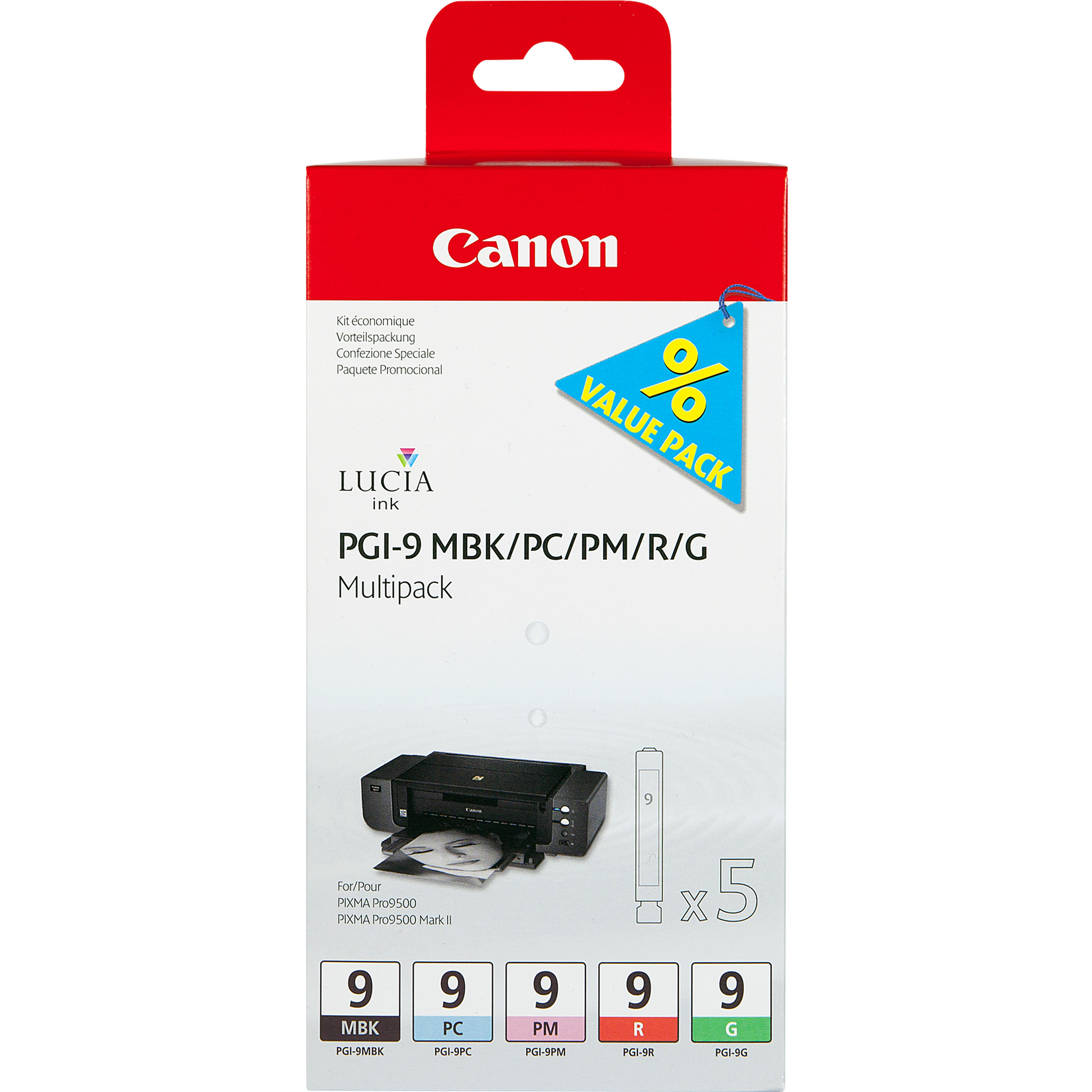 Canon PGI-9 Ink Cartridge Multipack - 1033B013
