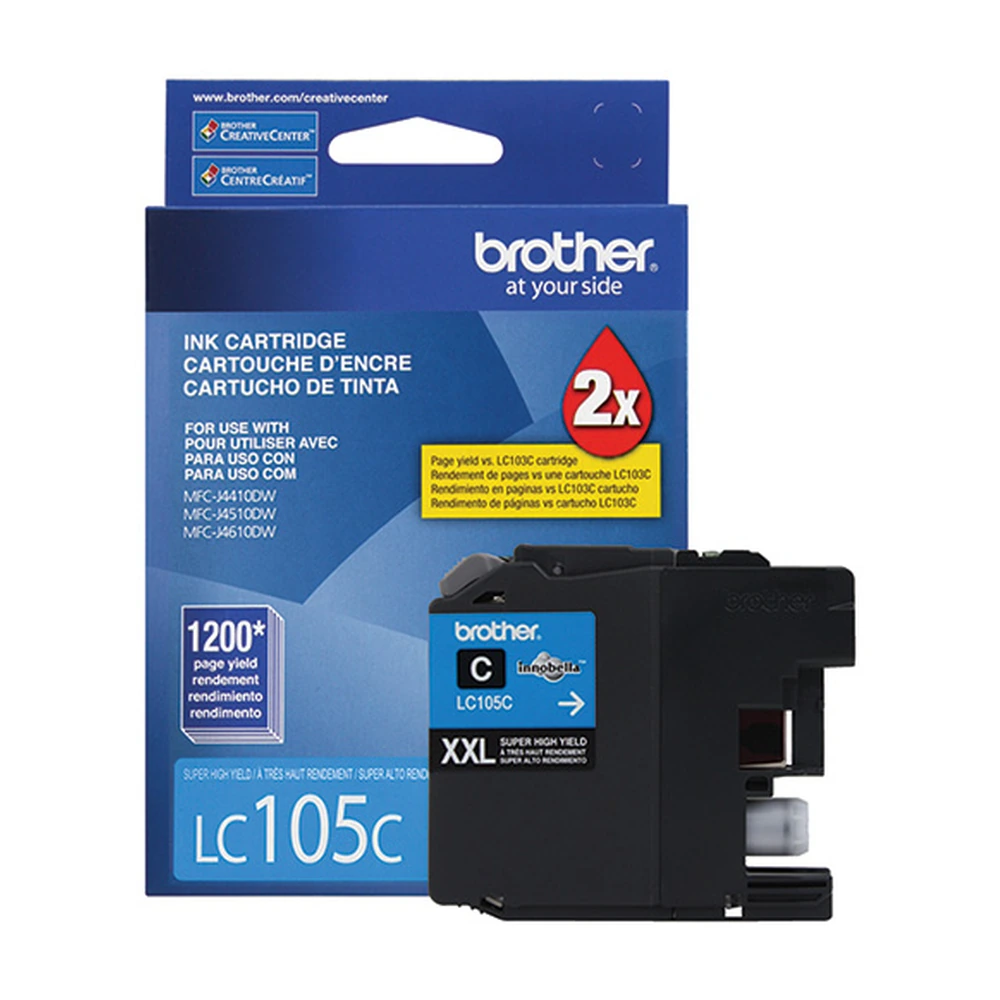 Brother LC105 Cyan Ink Cartridge