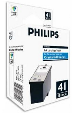 Philips Crystal-41 Black Ink Cartridge - PFA541/00