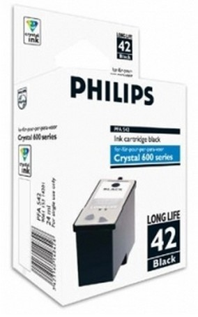 Philips Crystal-42 Black Ink Cartridge - PFA542