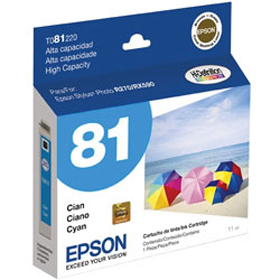 Epson T081220 Cyan Ink Cartridge - C13T081220