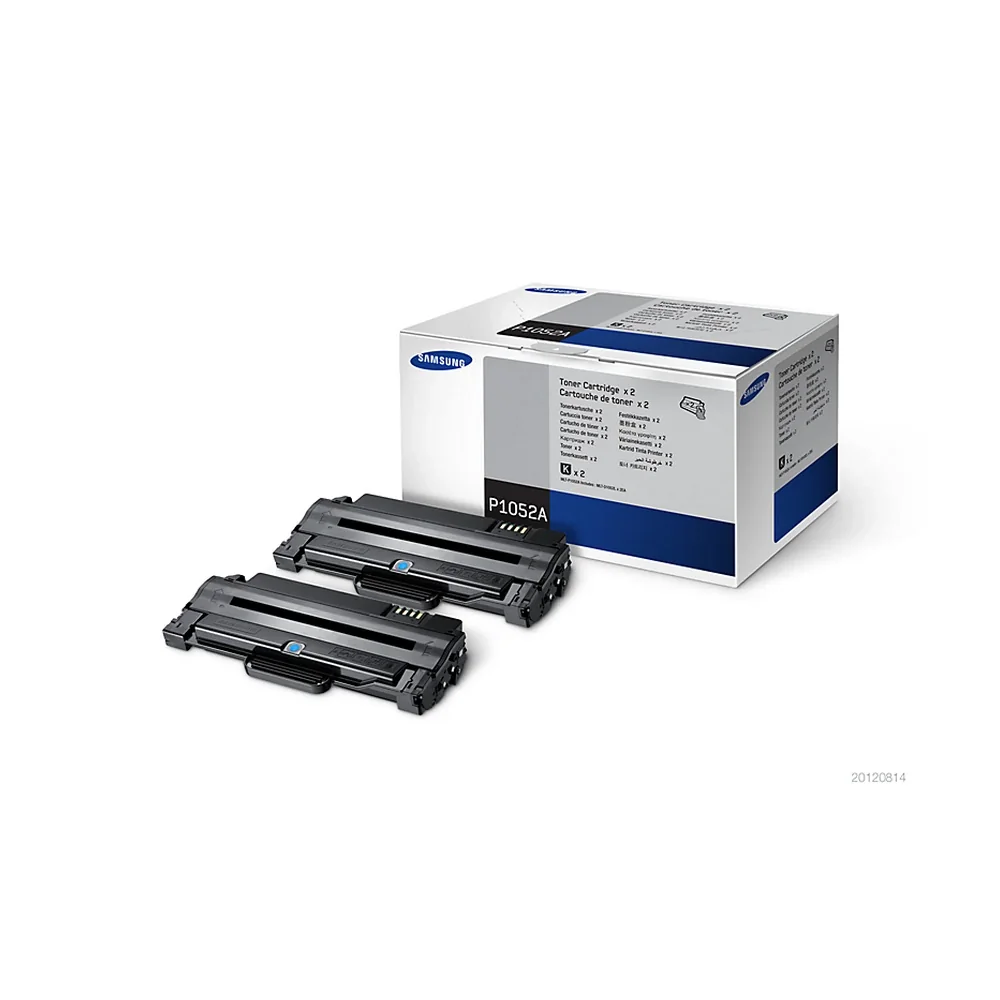 Samsung P1052A Black Twin Pack - MLT-P1052A