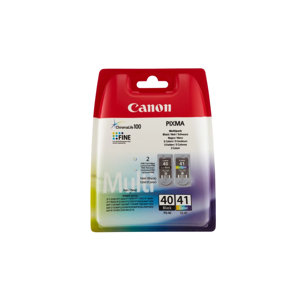 Canon PG-40 + CL-41 Ink Cartridge Multipack - 0615B043
