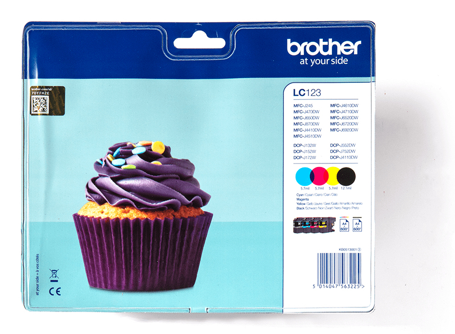 Brother LC123 Ink Cartridge Multipack - LC-123VALBP