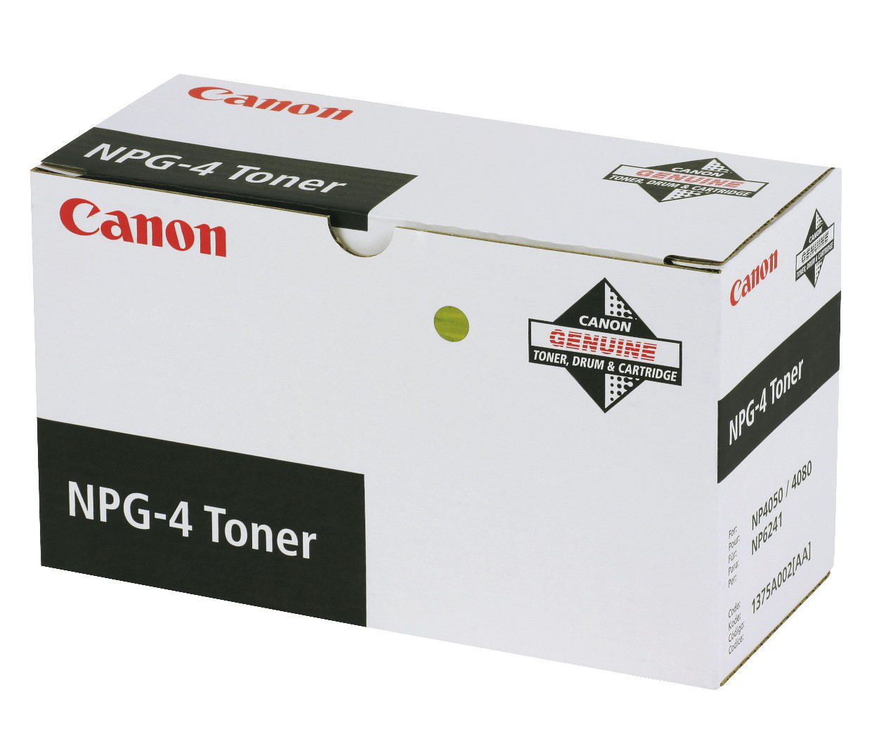 Canon NPG-4 Black Toner Cartridge - 1375A002