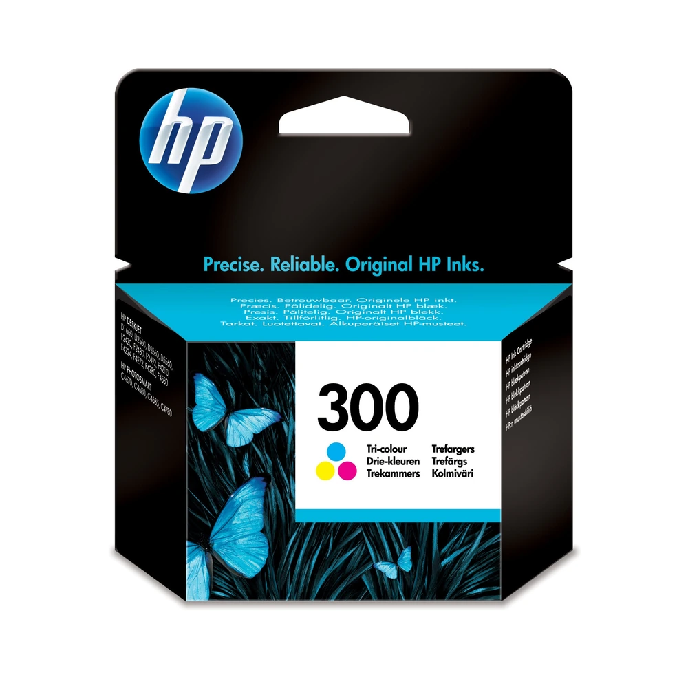 HP 300 Tri-Colour Ink Cartridge - CC643EE