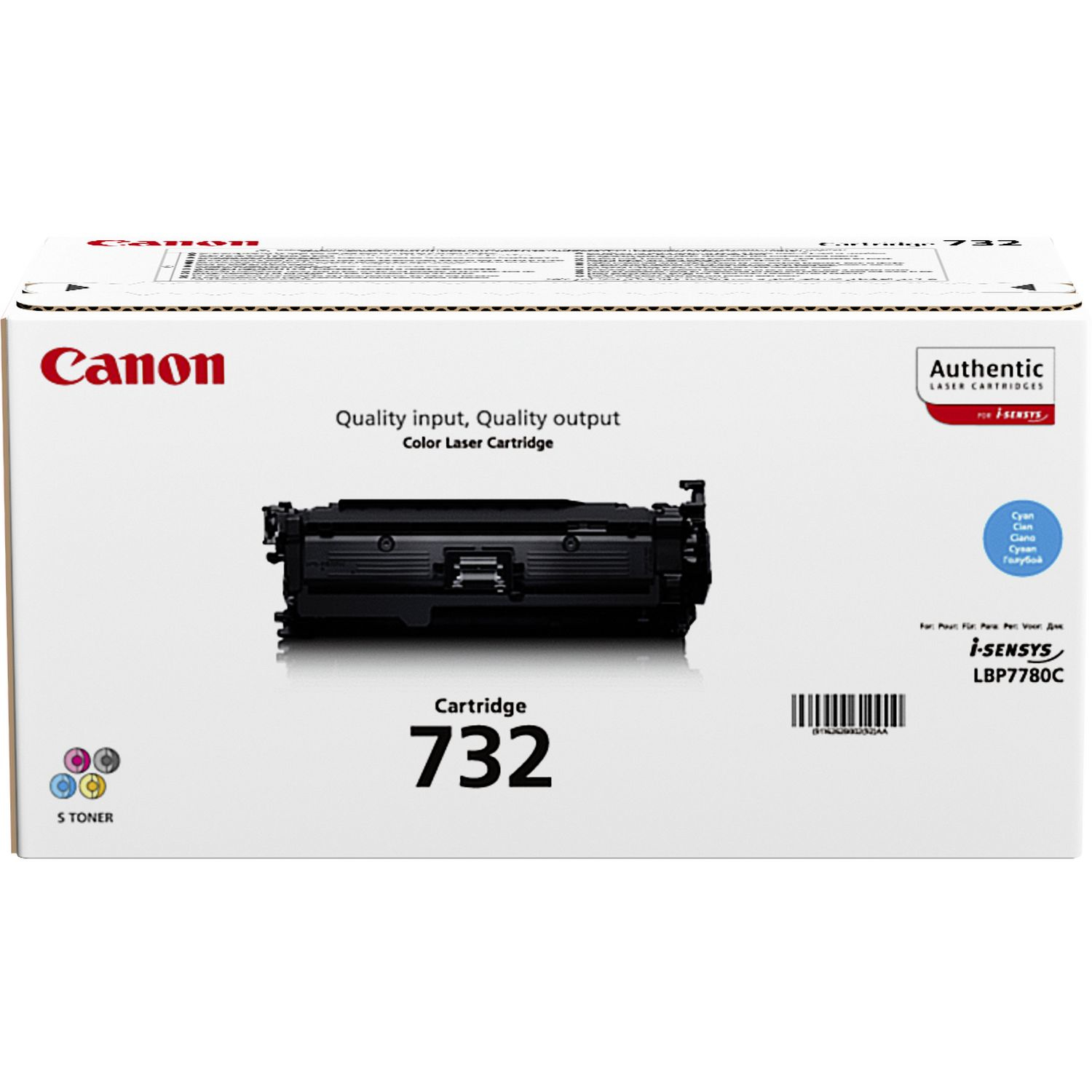 Canon 732 Cyan Toner Cartridge - 6262B002