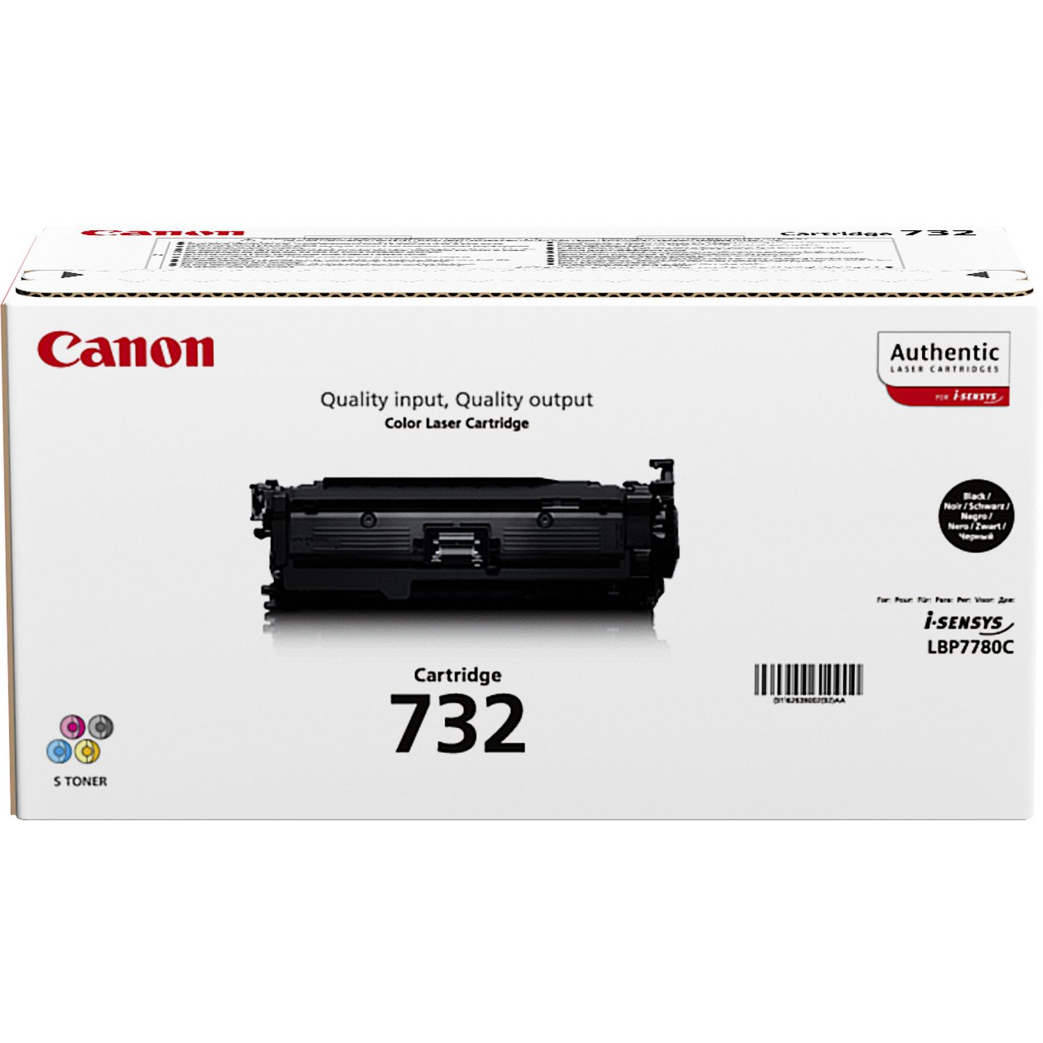 Canon 732 Black Toner Cartridge - 6263B002