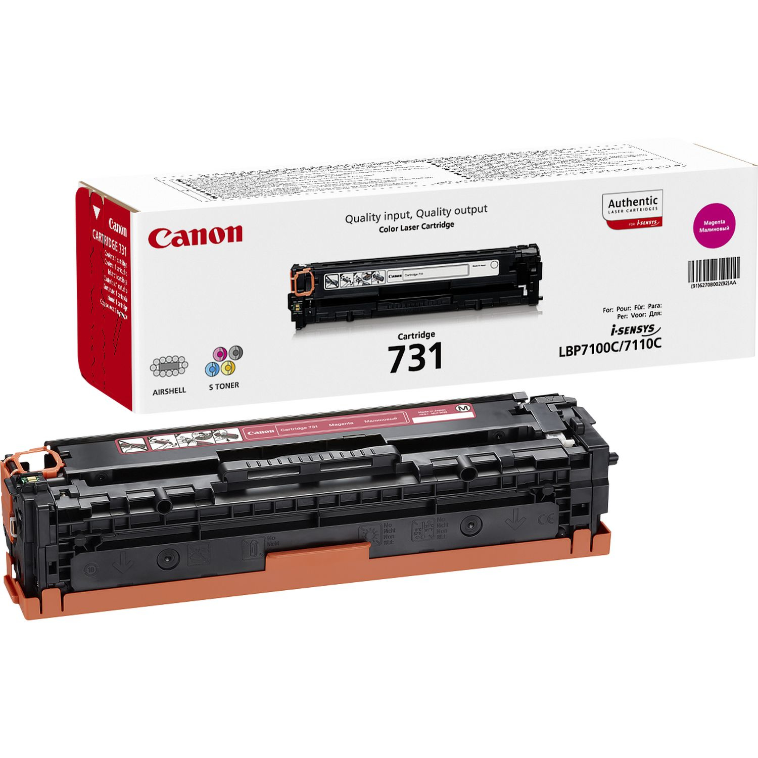 Canon 731 Magenta Toner Cartridge - 6270B002