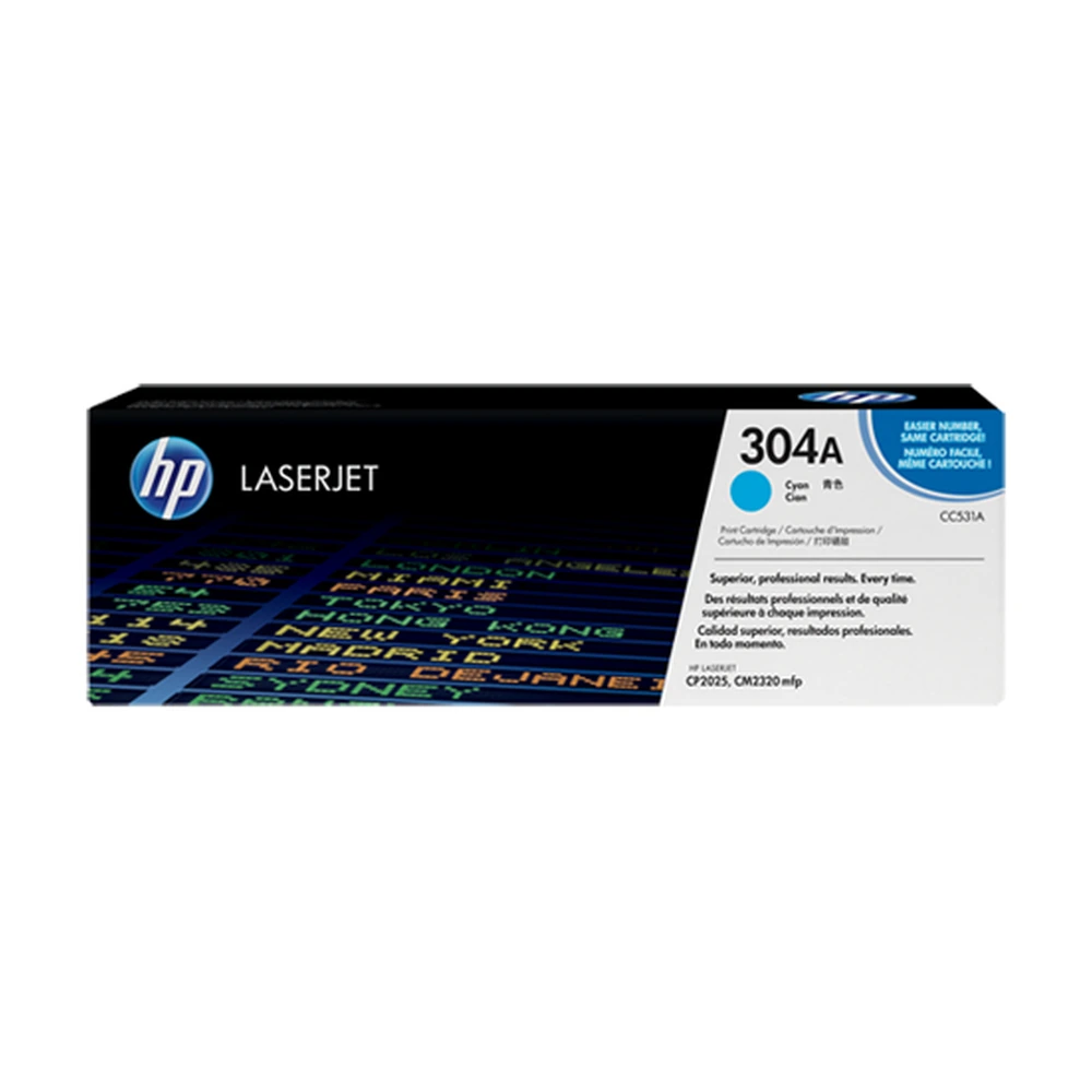 HP 304A Cyan Toner Cartridge - CC531A