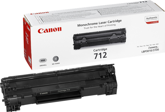 Canon 712 Black Toner Cartridge - 1870B002