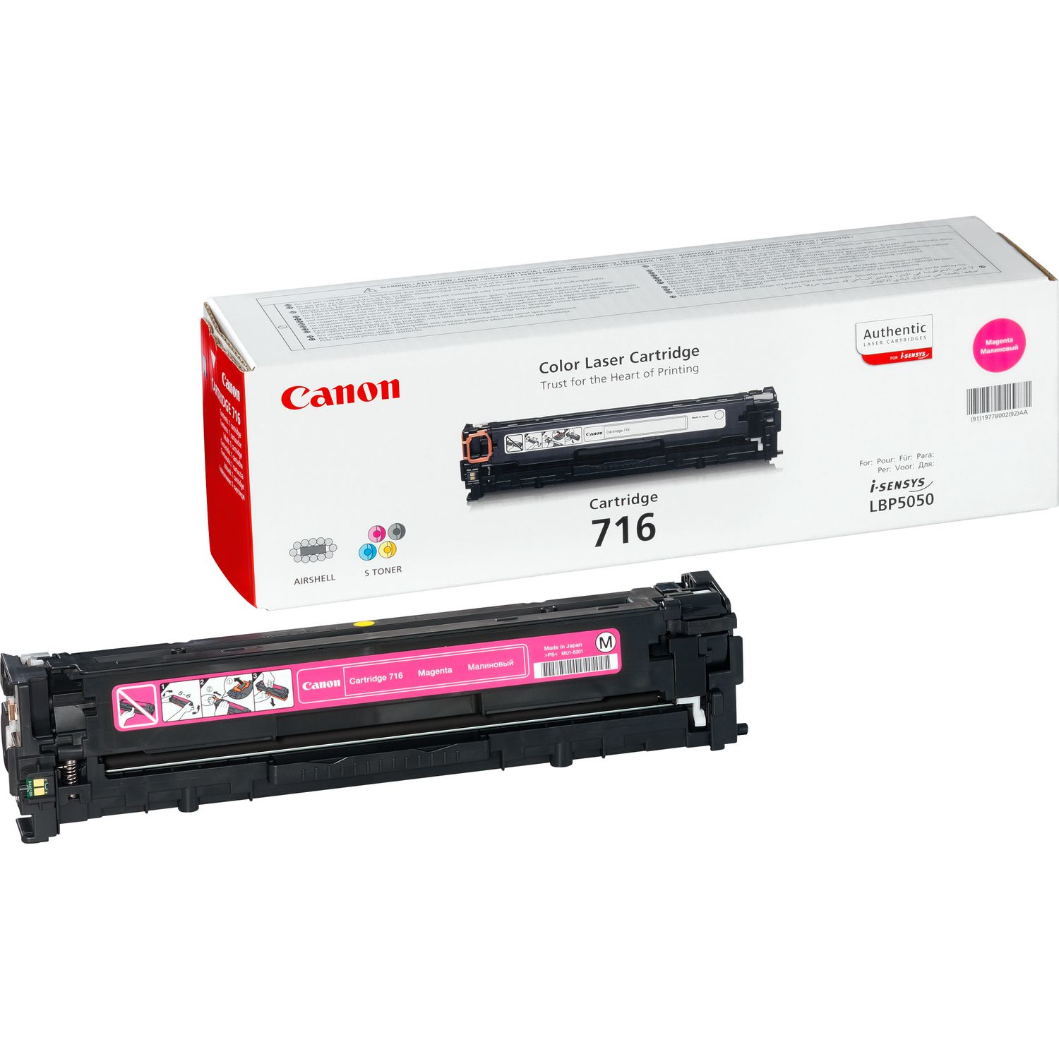 Canon Toner-716 Magenta Toner Cartridge - 1978B002