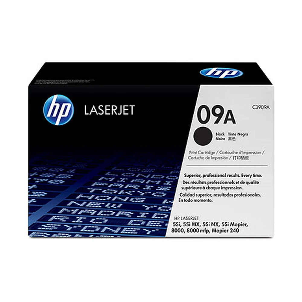 HP 09A Black Toner Cartridge - C3909A