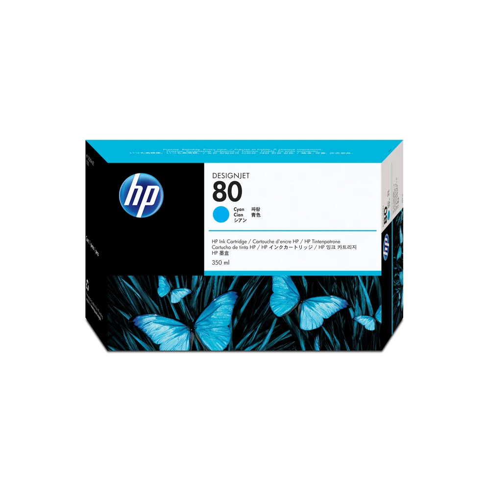 HP 80 Cyan Ink Cartridge - C4846A