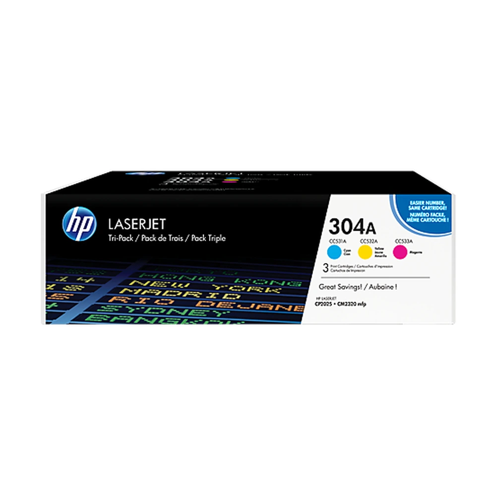 HP 304A Tri-Pack - CF372AM