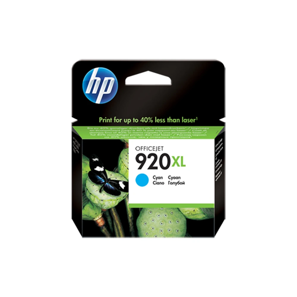HP 920XL Cyan Ink Cartridge - CD972AE