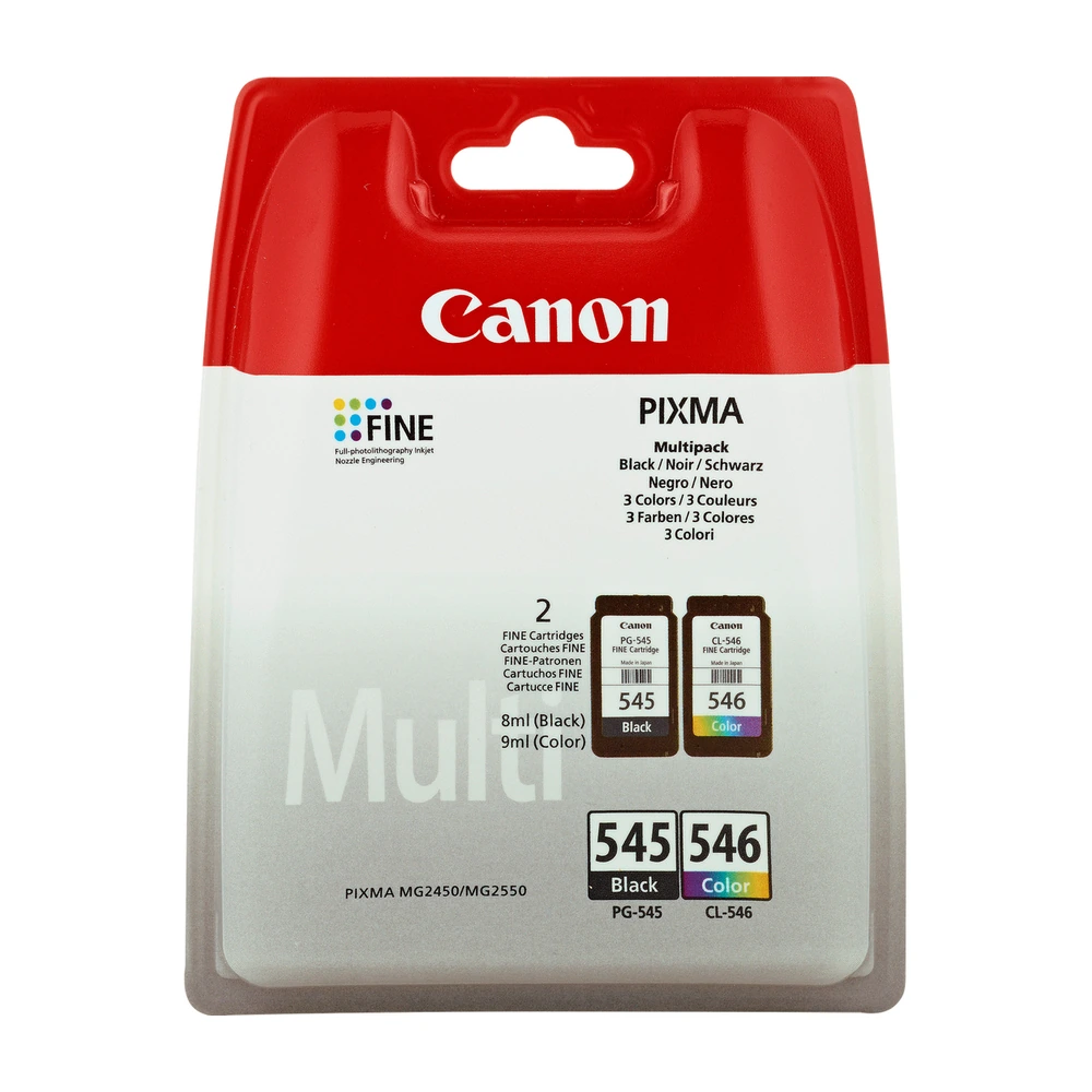 Canon PG-545 + CL-546 Ink Cartridge Multipack - 8287B006