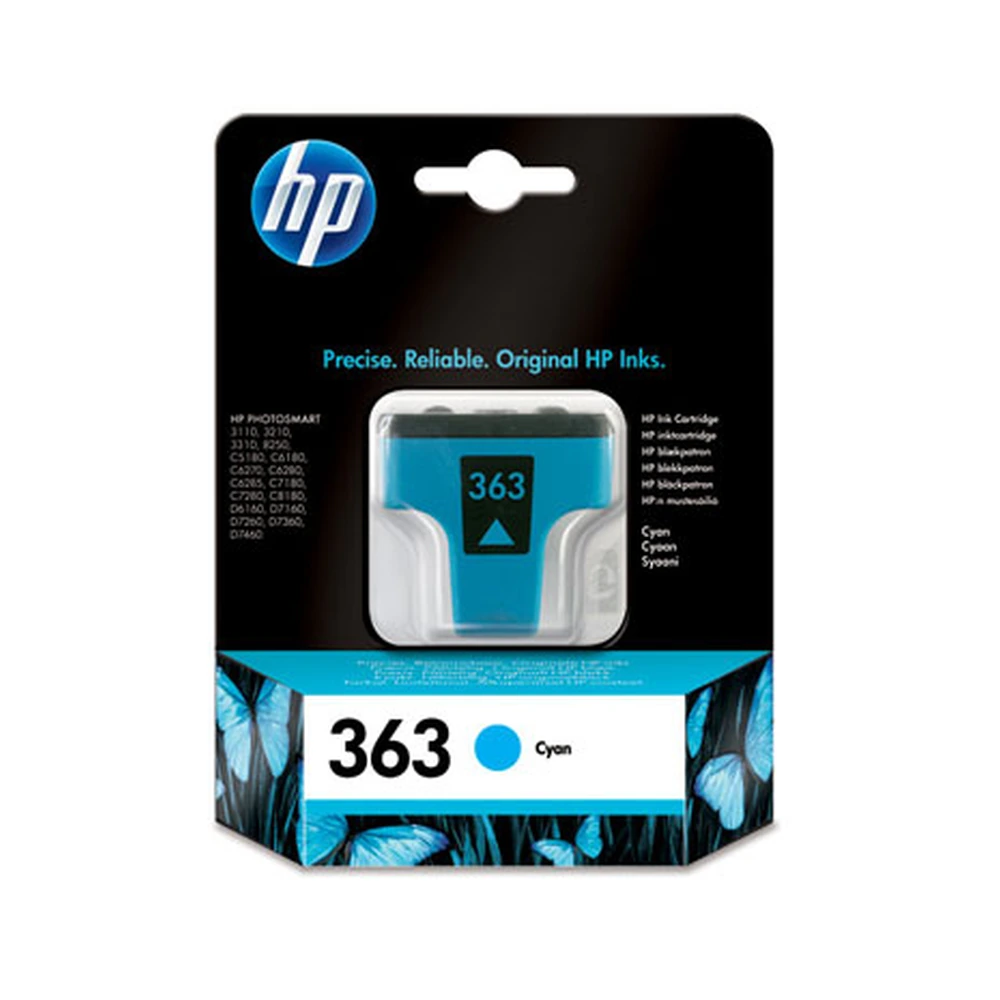 HP 363 Cyan Ink Cartridge - C8771EE
