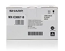 Sharp MX-C30GTB Black Toner Cartridge