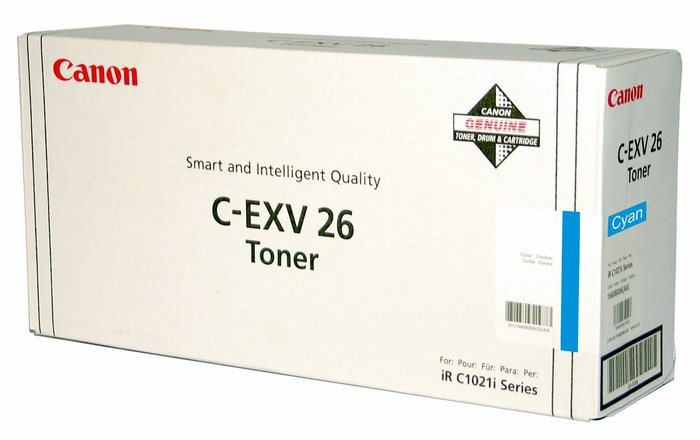 Canon EXV26 Cyan Toner Cartridge - 1659B006