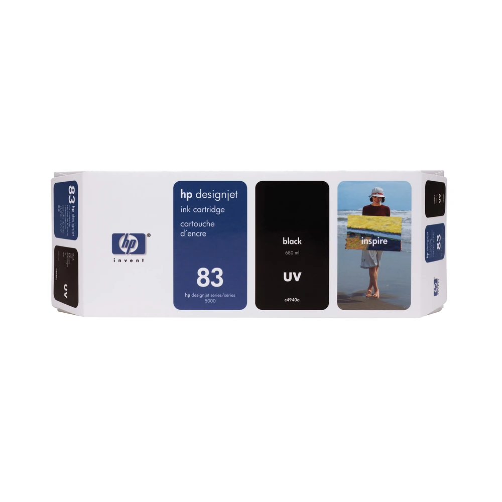 HP 83 + 680 Black Printhead - C4940A