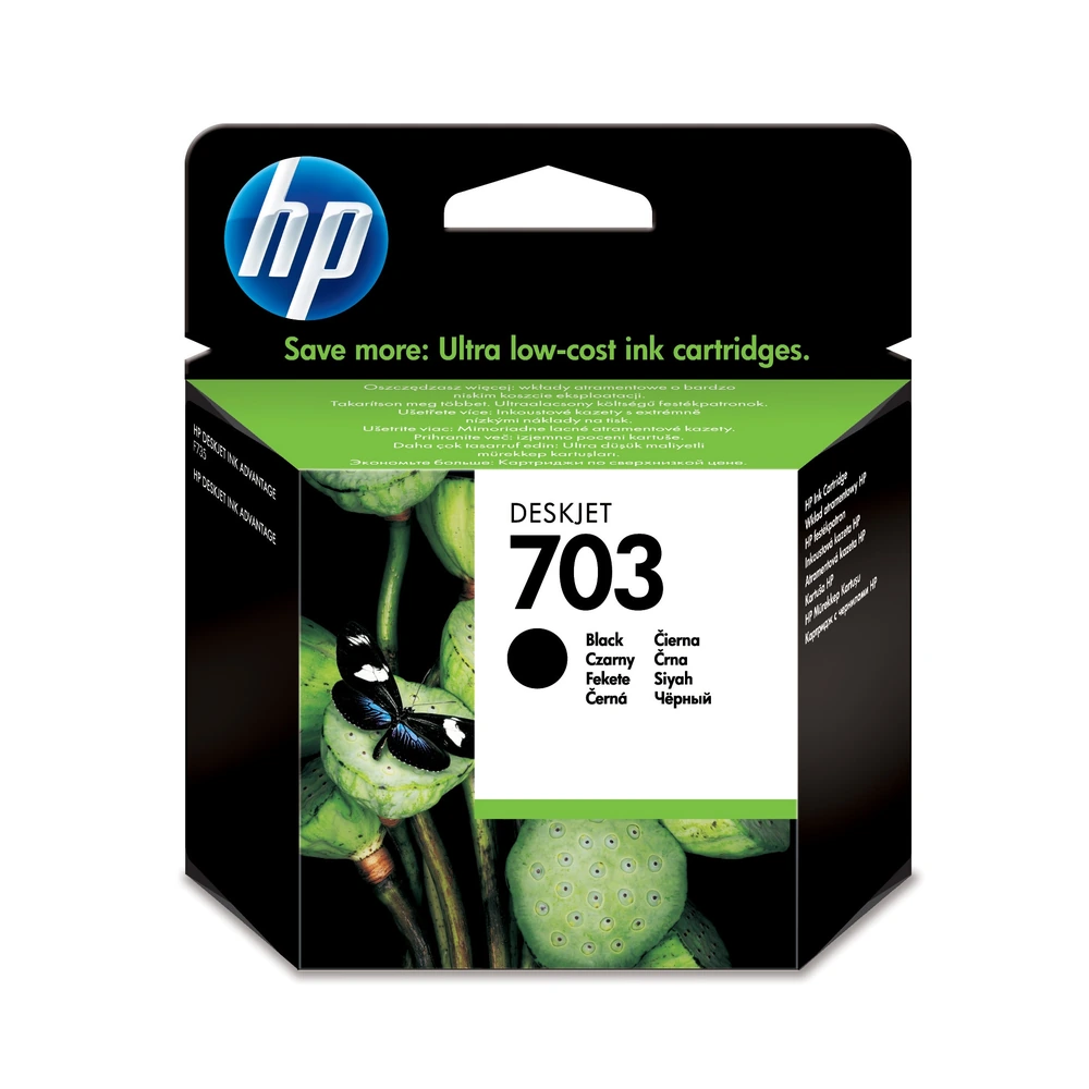 HP 703 Black Ink Cartridge - CD887AE