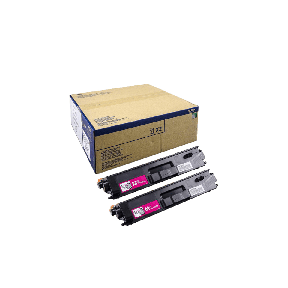 Brother TN-900MTWIN Magenta Twin Pack