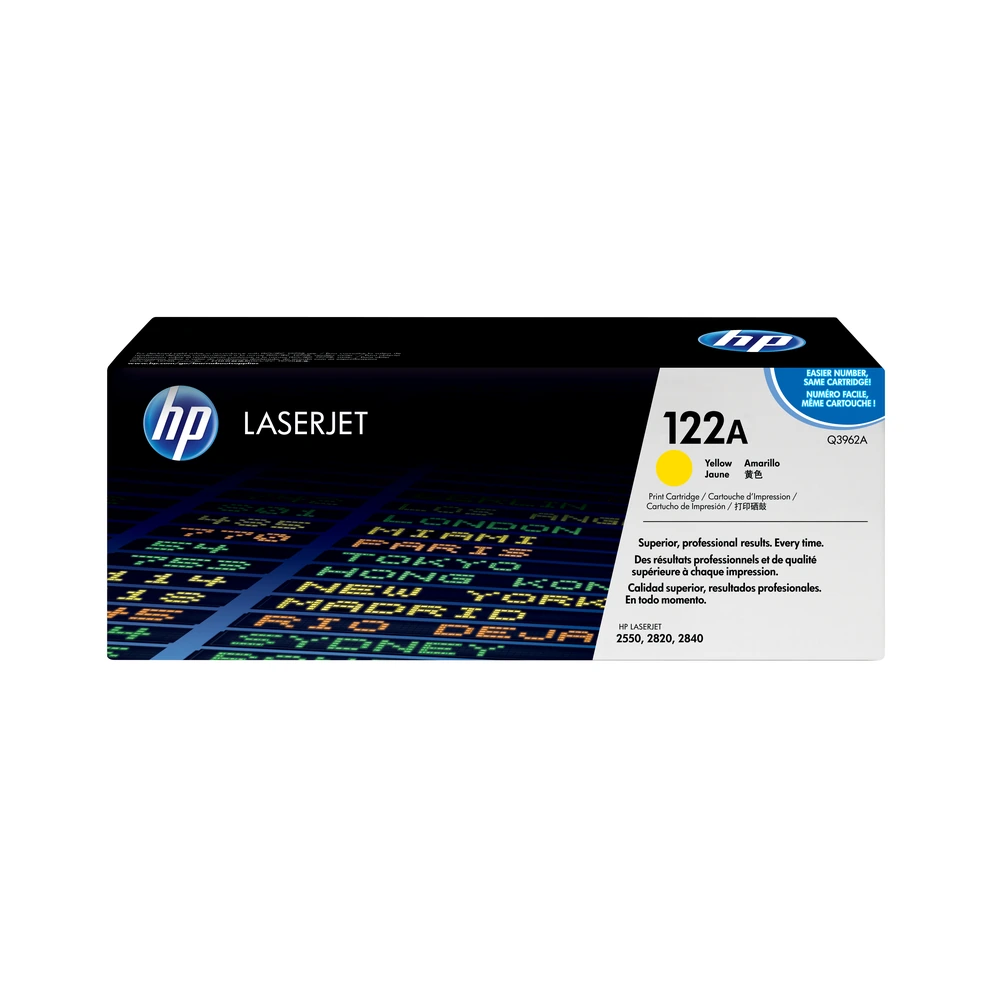 HP 122A Yellow Toner Cartridge - Q3962A