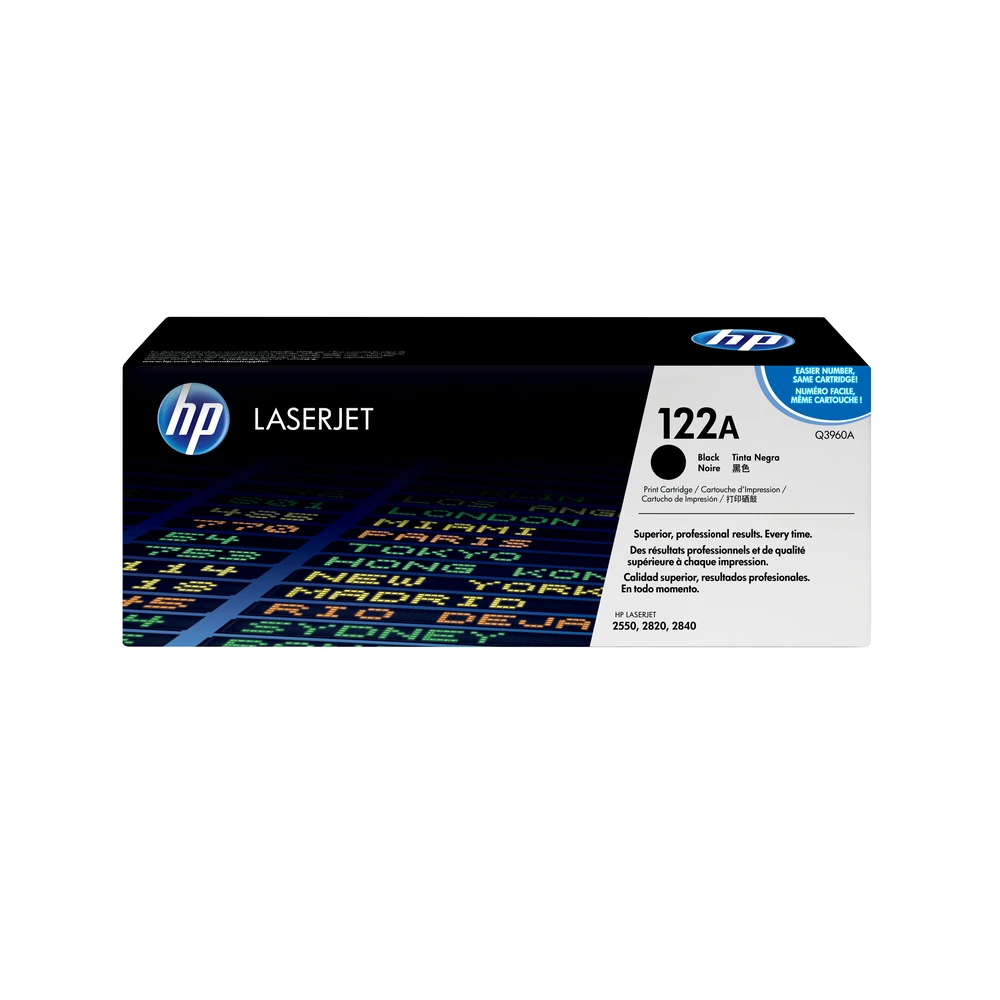 HP 122A Black Toner Cartridge - Q3960A