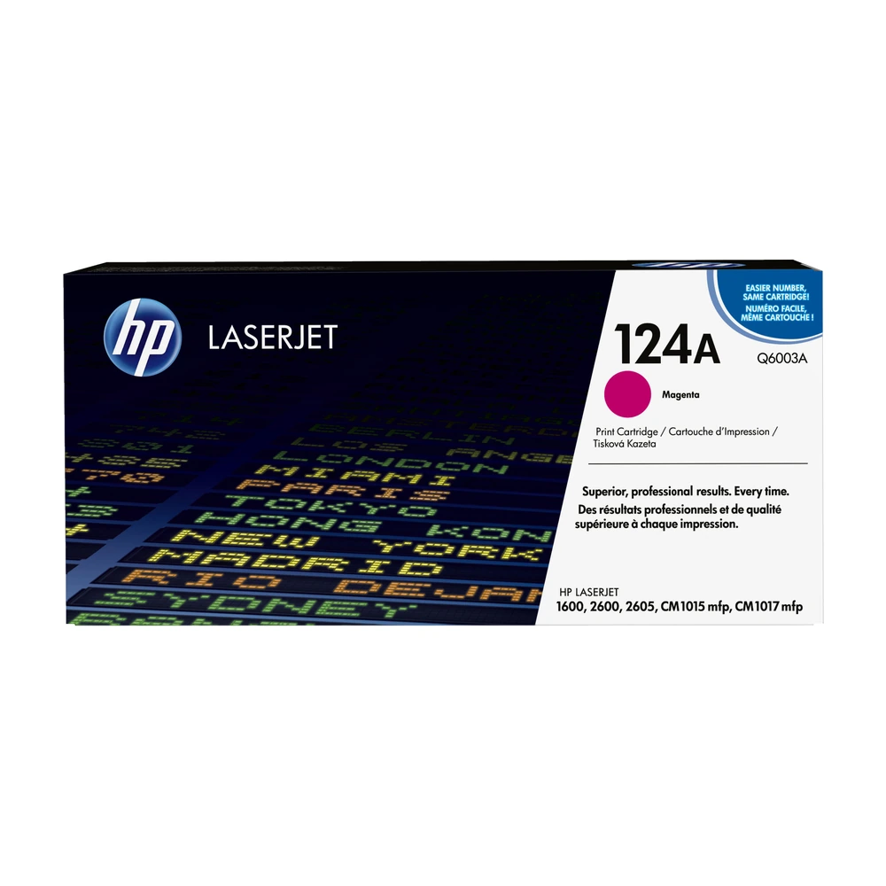 HP 124A Magenta Toner Cartridge - Q6003A