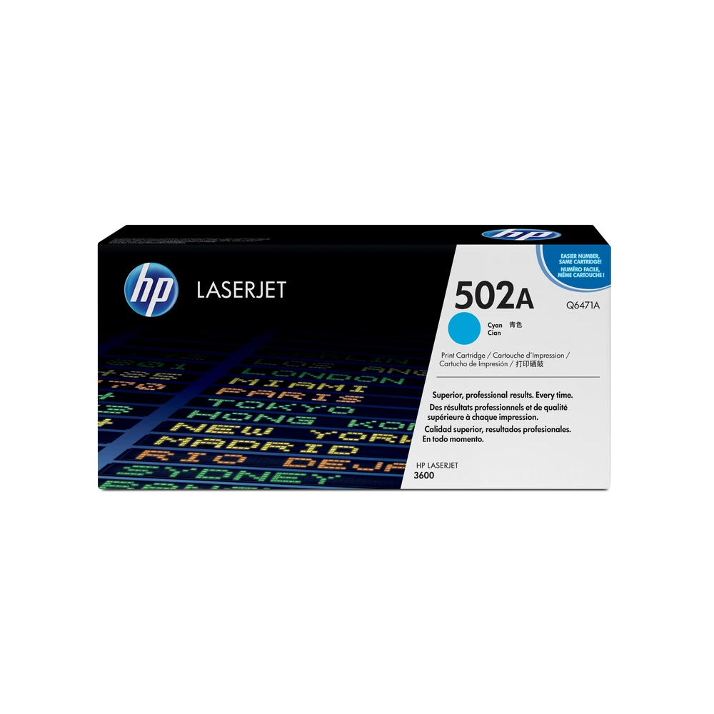 HP 502A Cyan Toner Cartridge - Q6471A