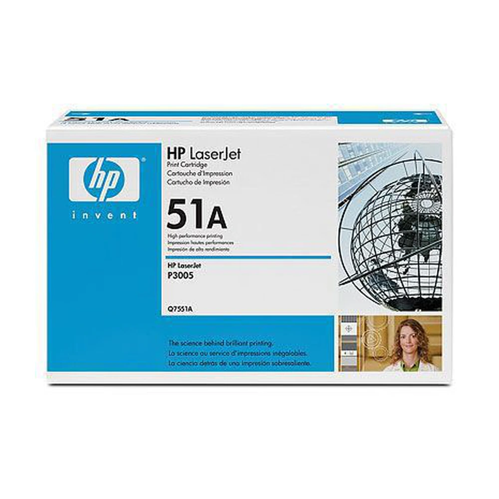 HP 51A Black Toner Cartridge - Q7551A