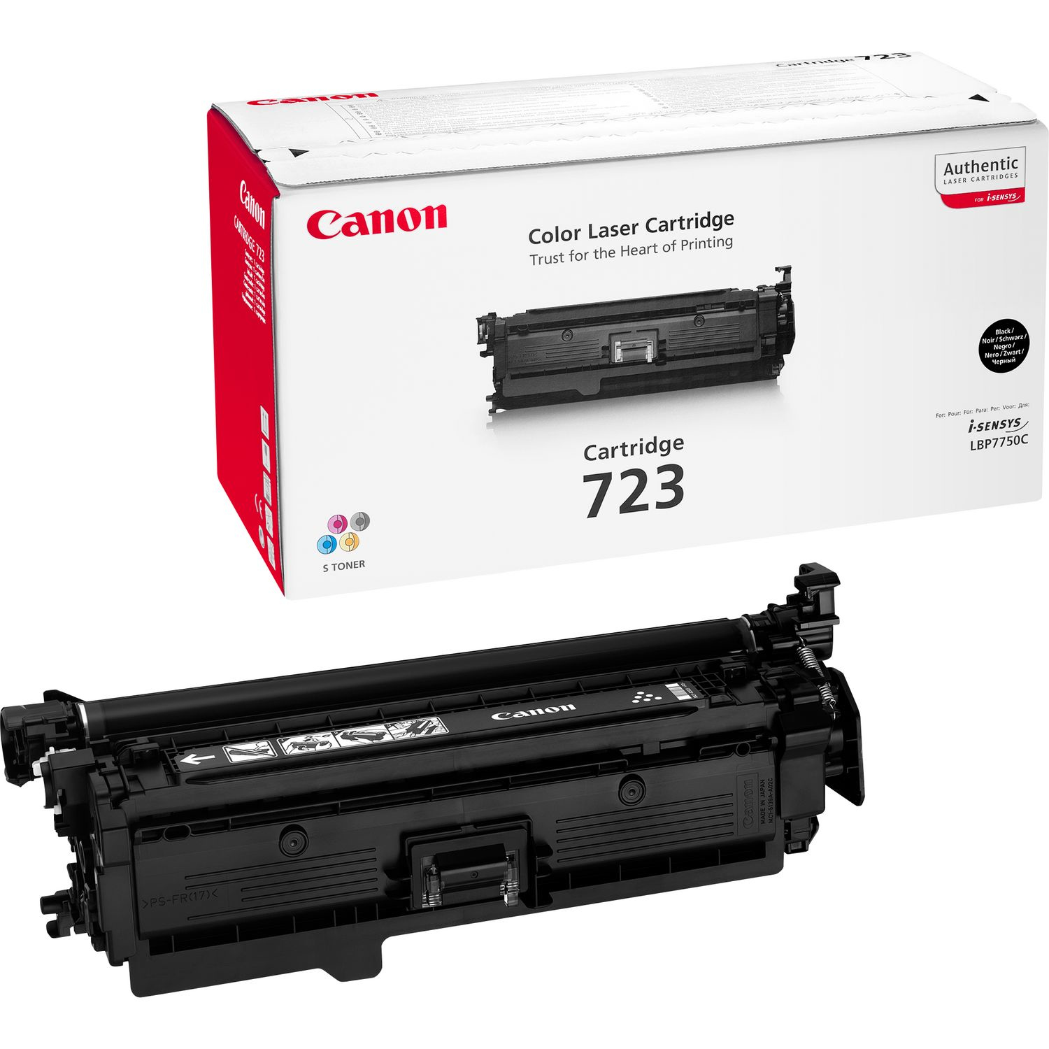 Canon 723 Black Toner Cartridge - 2644B002