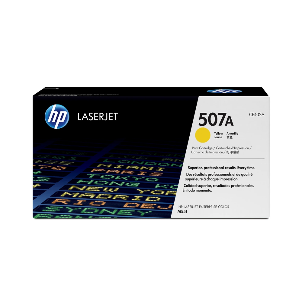 HP 507A Yellow Toner Cartridge - CE402A
