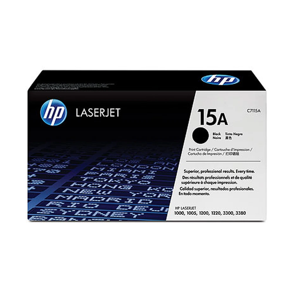 HP 15A Black Toner Cartridge - C7115A