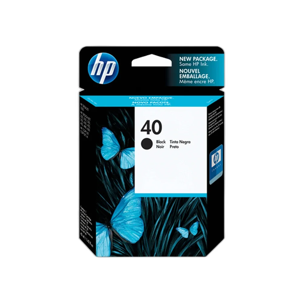 HP 40 Black Ink Cartridge - 51640AE