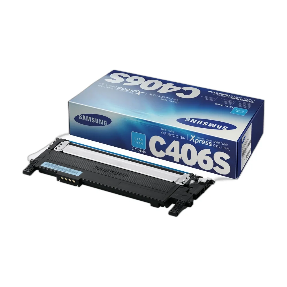 Samsung C406S Cyan Toner Cartridge - CLT-C406S