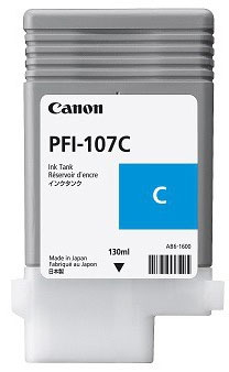 Canon PFI-107 Cyan Ink Cartridge - 6706B001