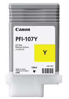 Canon PFI-107 Yellow Ink Cartridge - 6708B001