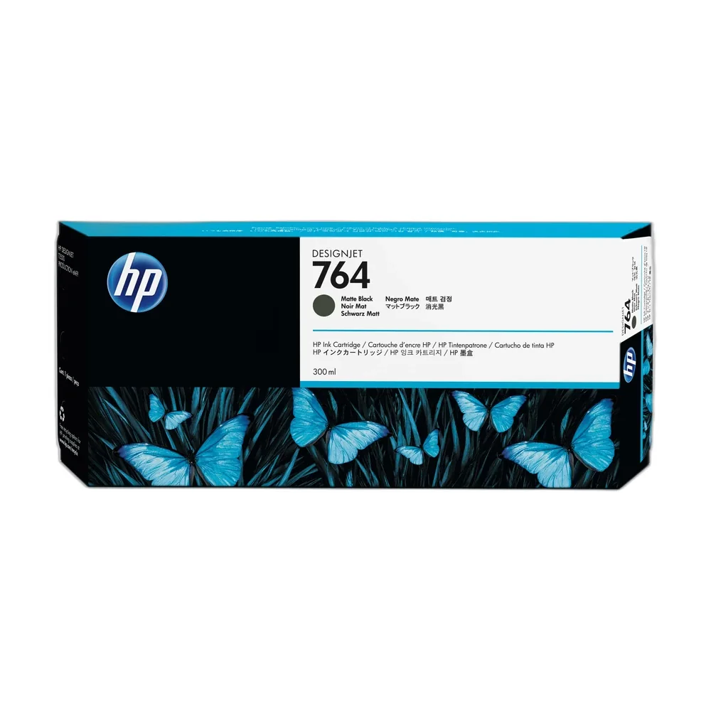 HP 764 Matte Black Ink Cartridge - C1Q16A