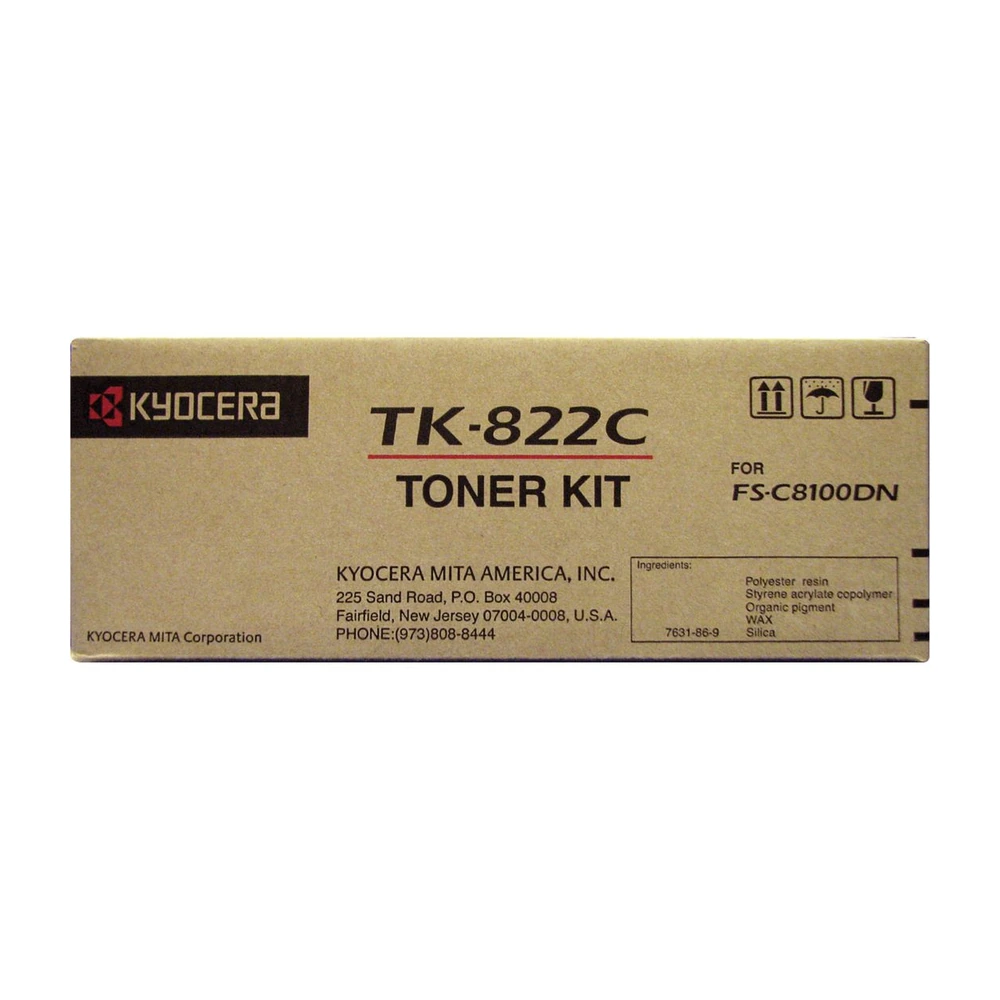 KYOCERA TK-822 Cyan Toner Cartridge