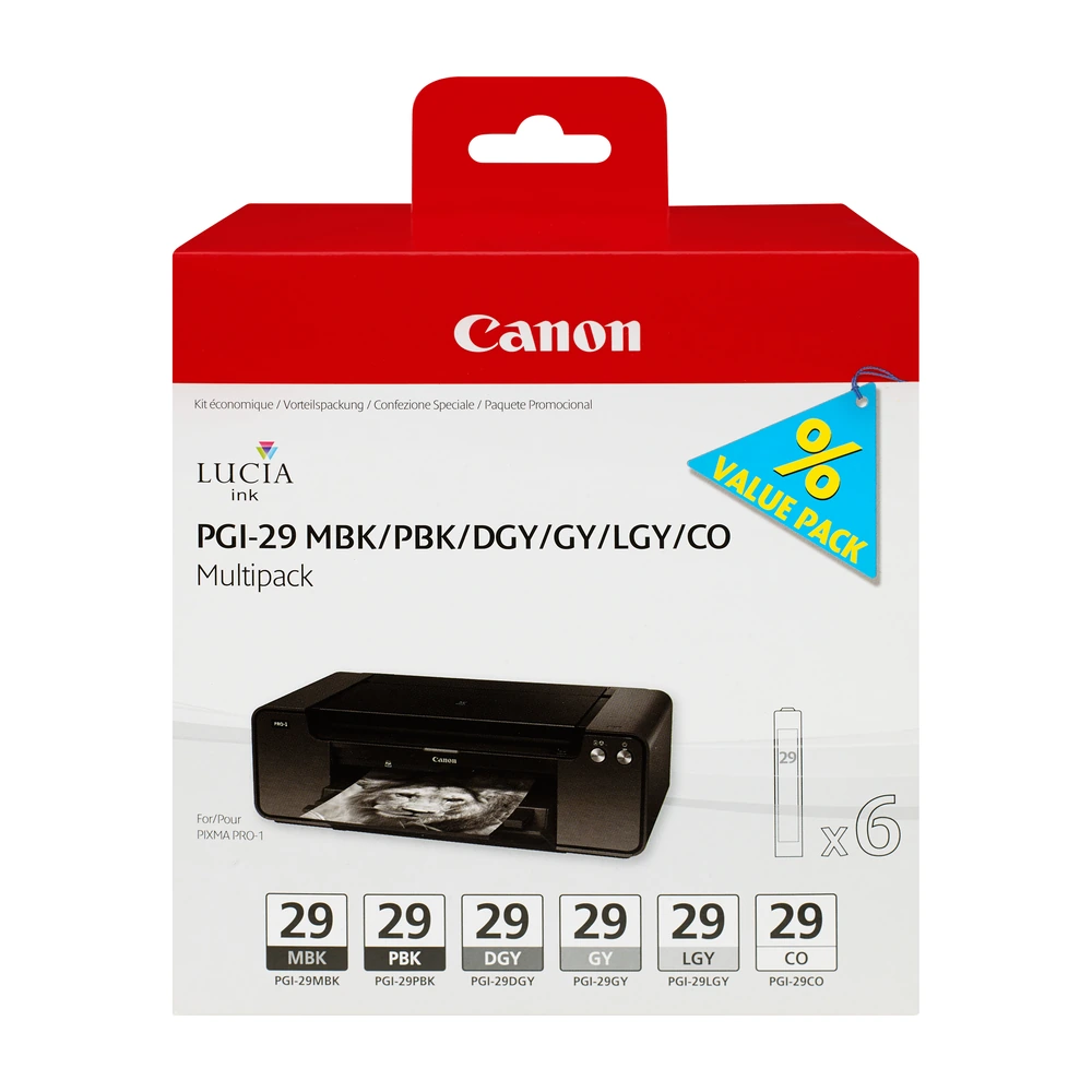 Canon PGI-29 Ink Cartridge Multipack - 4868B018