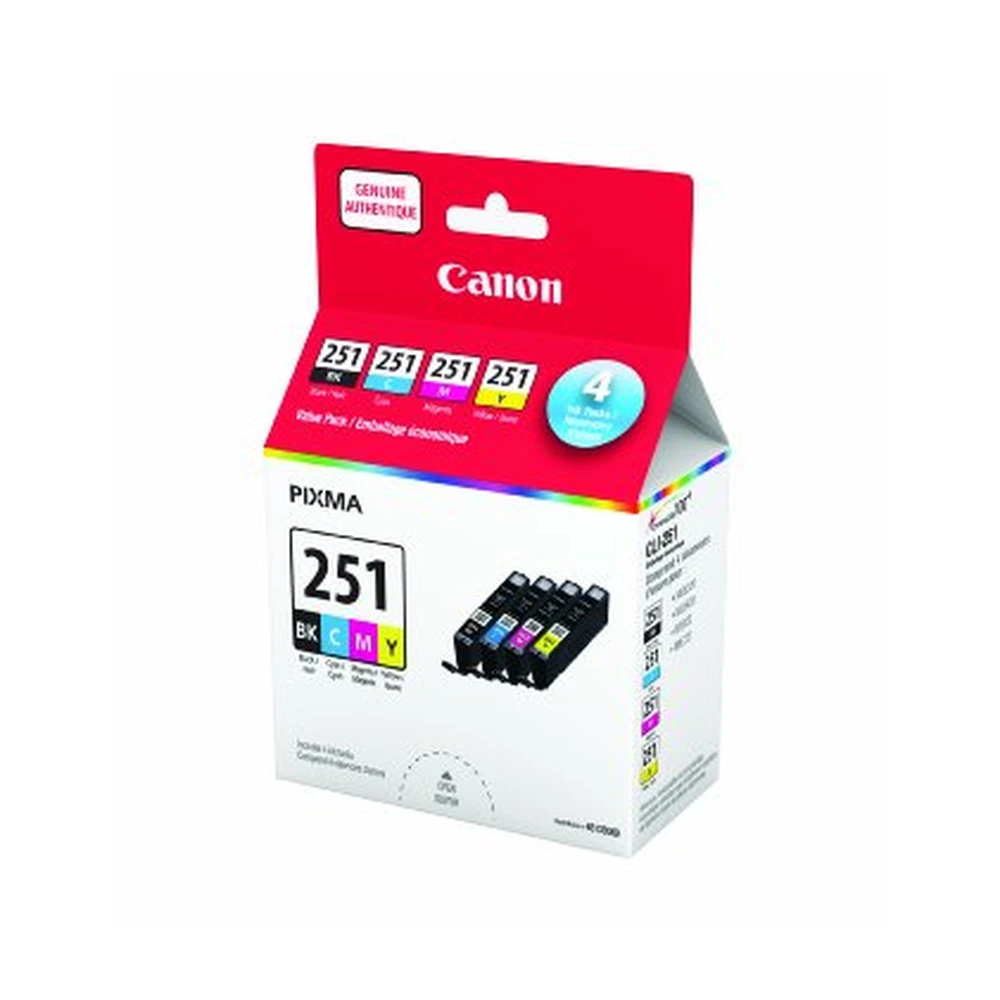 Canon CLI-251 Ink Cartridge Multipack - 6513B009