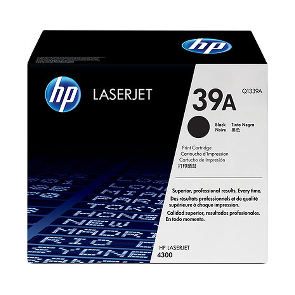 HP 39A Black Toner Cartridge - Q1339A