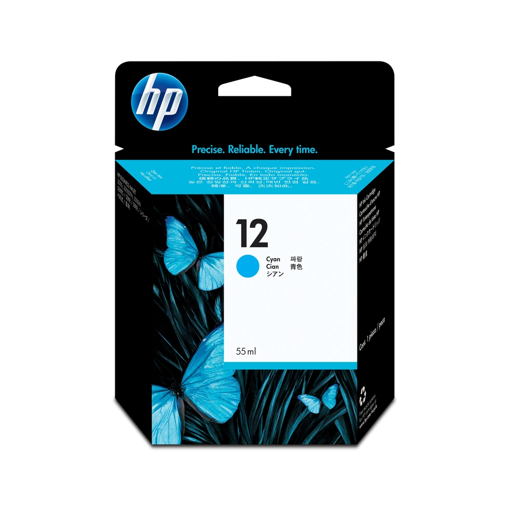 HP 12 Cyan Ink Cartridge - C4804A