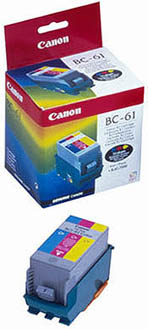 Canon BC61 Tri-Colour Ink Cartridge