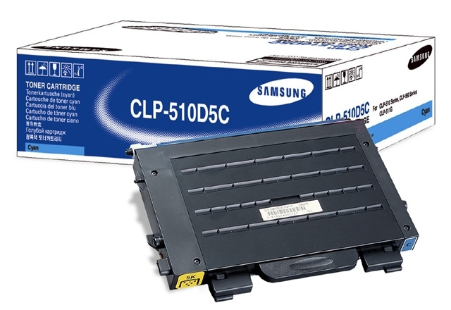 Samsung CLP-510D5 Cyan Toner Cartridge