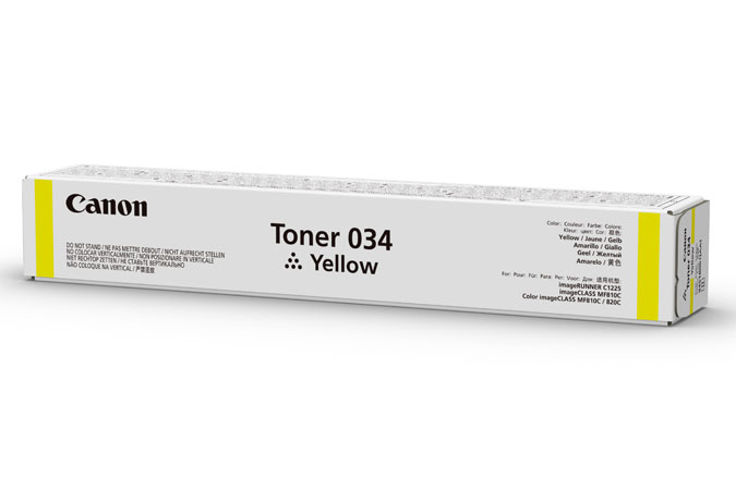 Canon 034 Yellow Toner Cartridge - 9451B001