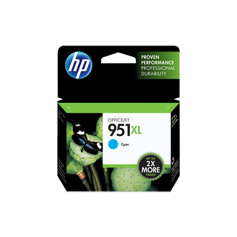 HP 951XL Cyan Twin Pack - D8J19AE