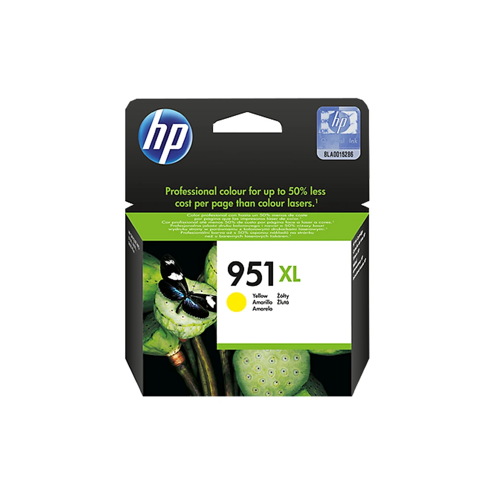 HP 951XL Yellow Twin Pack - D8J21AE